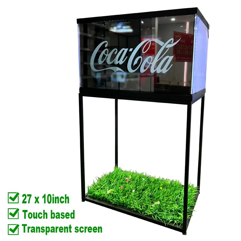 27x10 Metal Floor Stand Transparan Toel Screen