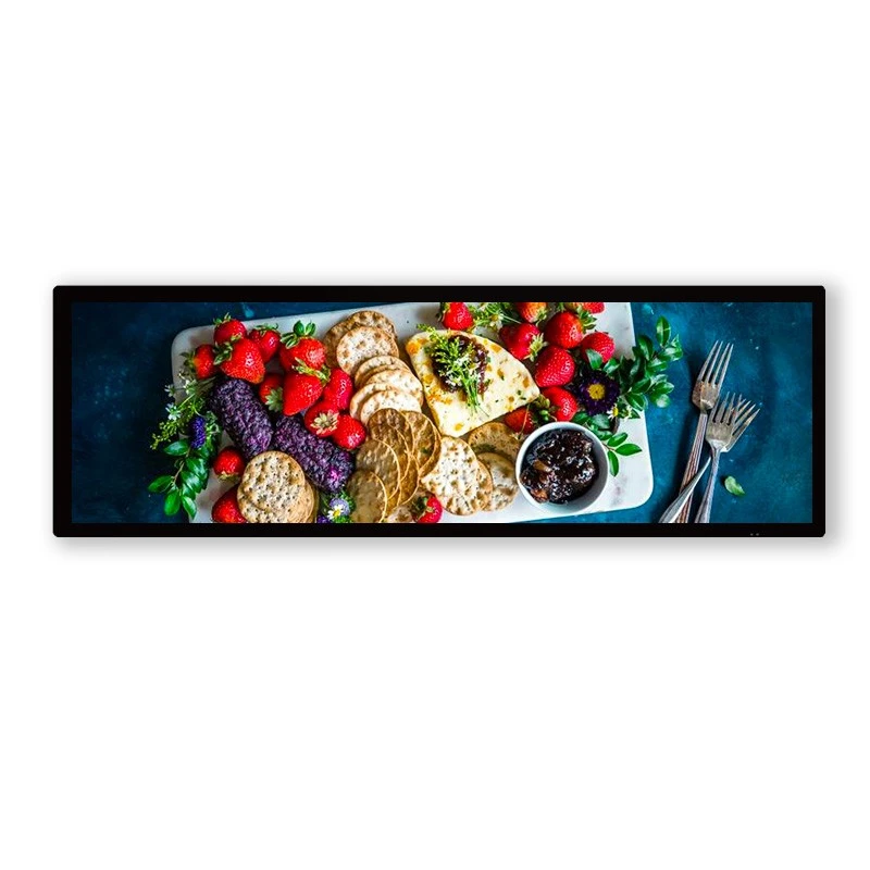 49,5 Inci LCD Bar Témbongkeun Ganda raray Screen Produsén