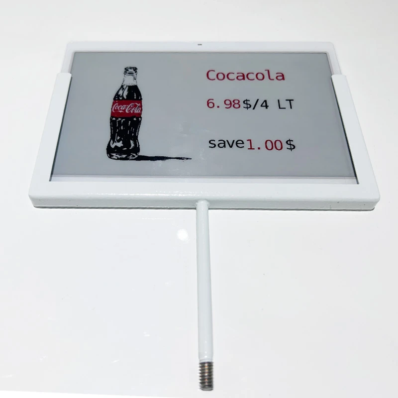 7.3 Inci Éléktronik Tag Harga Metal Screw Gunung Coca -Gaya cola