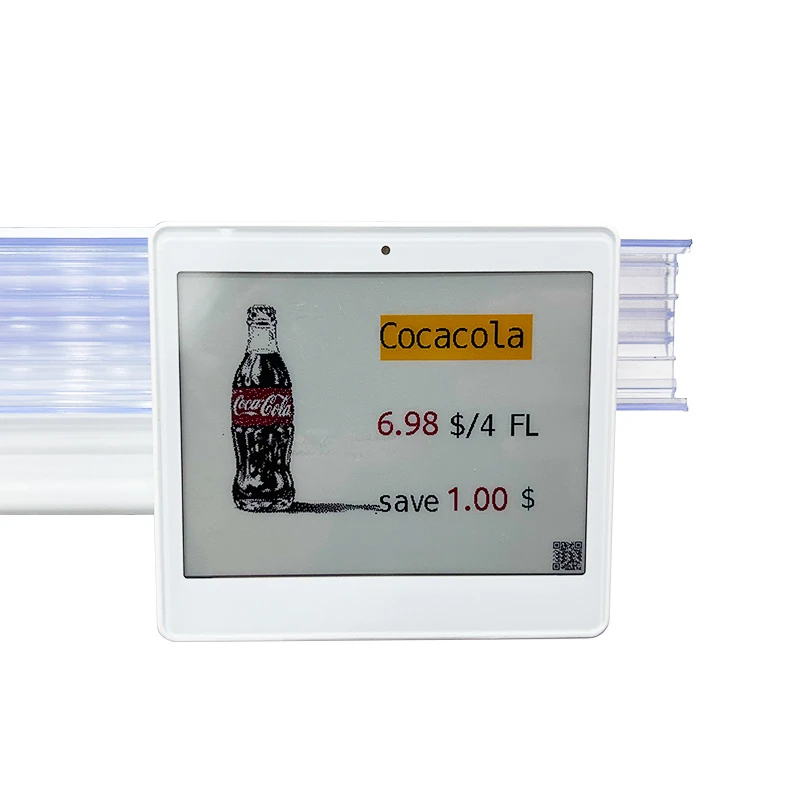 4,2 Inci Electronic Harga Tag Tonjolan Channel